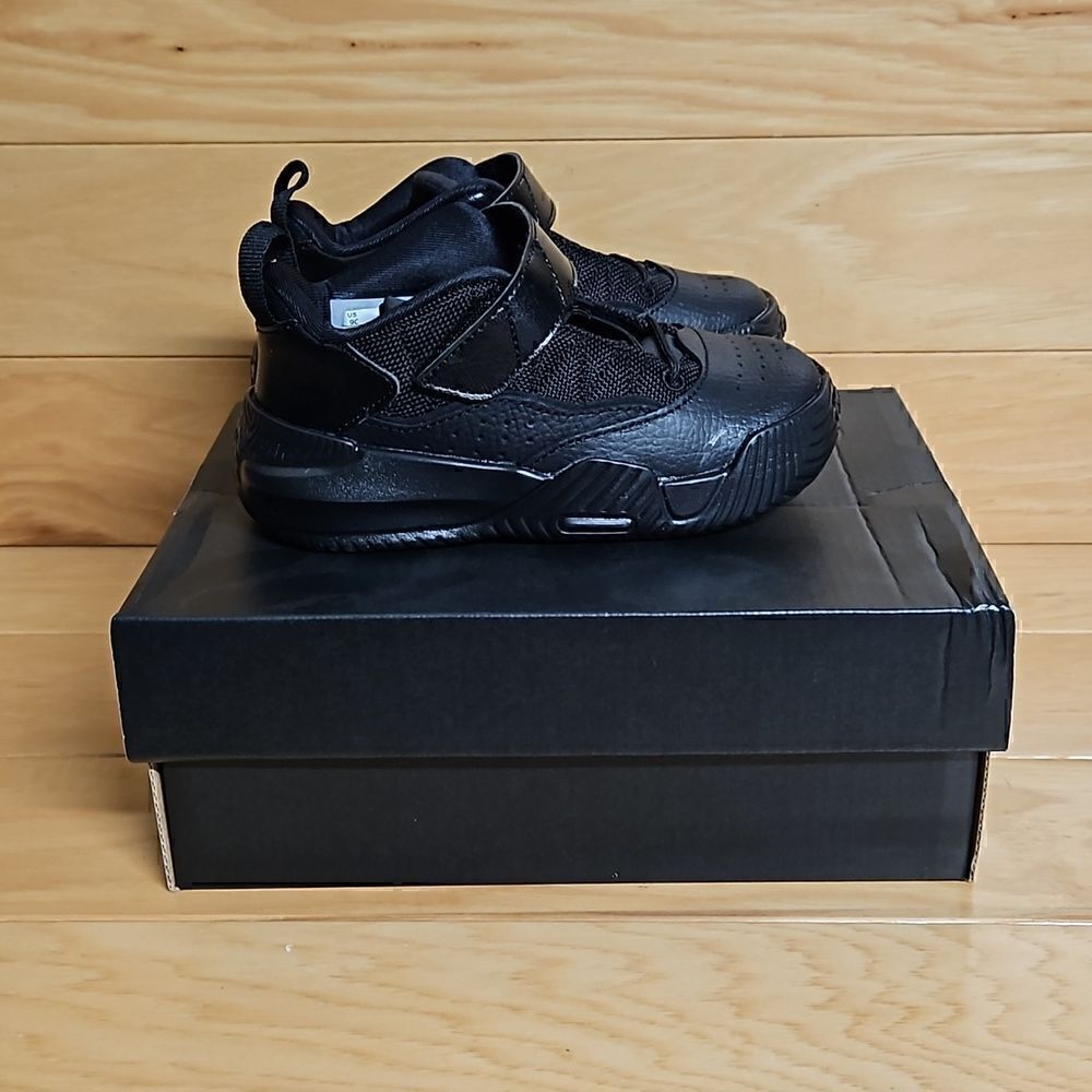 Nike Jordan Stay Loyal TD Toddler Infant 6C 6 Black Shoe Sneaker DC7231-002 - Picture 13 of 13